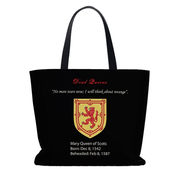 Mary Queen of Scots Oversize Tote Bag by Dead Queens - Picture 3 of 3